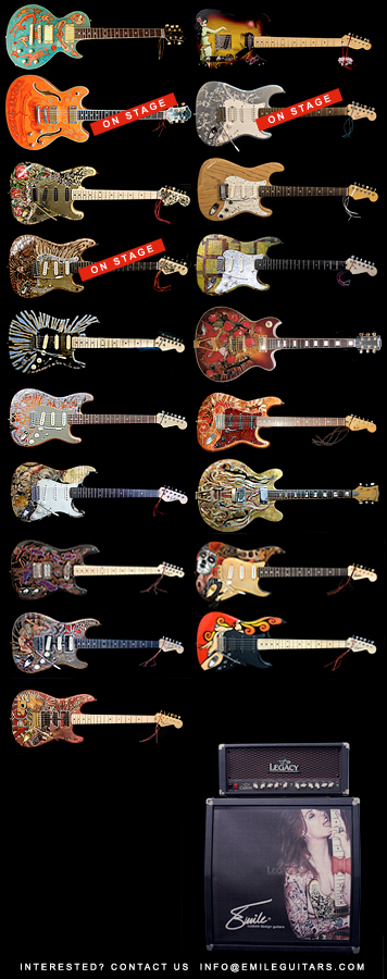 EmileGuitars custom design guitars